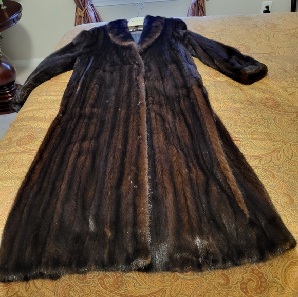 Gartenhaus full-length mink coat - Picture 2 of 5